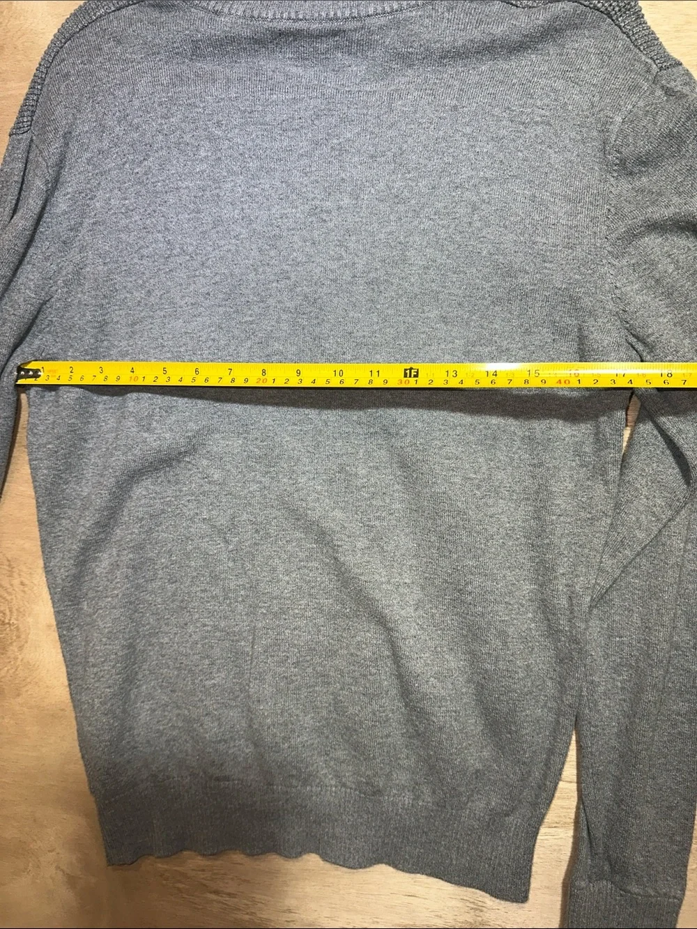 Michael Kors Men's Light Gray Half-Zip Knit Sweater